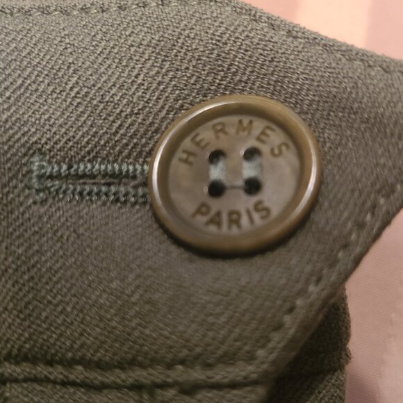 Vintage Hermes High Waisted Wool Jodhpurs / Riding Pants - Picture 6 of 11